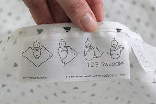 Imagem de SwaddleDesigns Algodão Muslin Swaddle Cobertores, Conjunto de 4, Goodnight Starshine, 46x46 polegadas