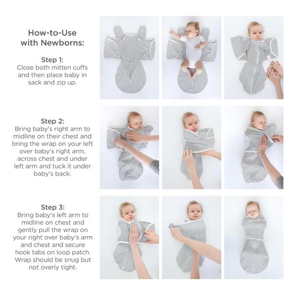 Imagem de SwaddleDesigns Omni Swaddle Sack com 6-way Adjustable Wrap & Arms Up Sleeves & Mitten Cuffs, Easy Swaddle Transition, Better Sleep for Newborn Baby Boys & Girls, Tiny Arrows, Small, 0-3 Months