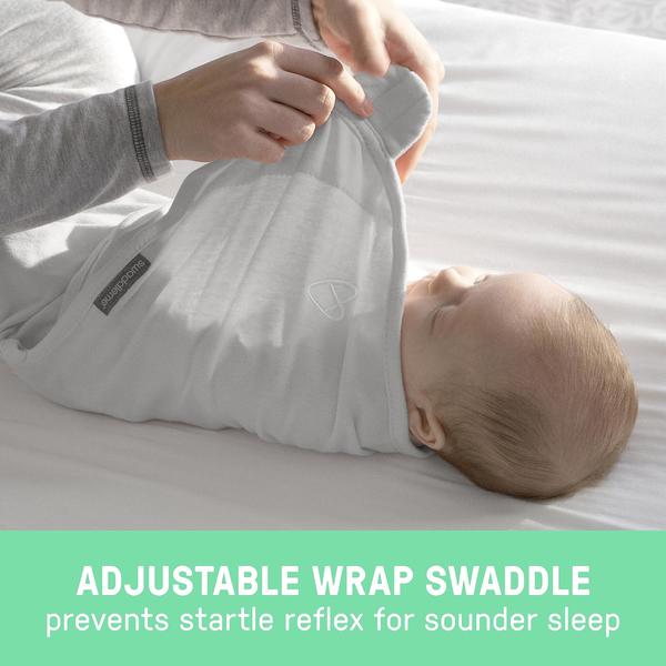 Imagem de SwaddleMe Easy Change Swaddle  Tamanho Pequeno/Médio, 0-3 Meses, 3-Pack (Estrelas Cadentes)