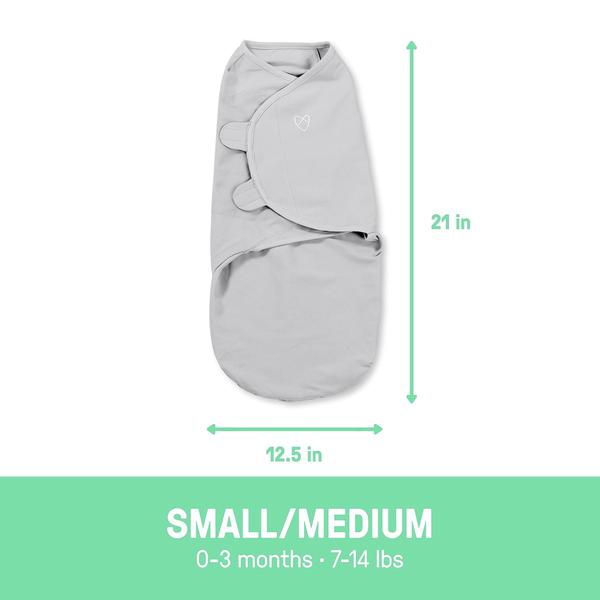 Imagem de SwaddleMe Easy Change Swaddle  Tamanho Pequeno/Médio, 0-3 Meses, 3-Pack (Estrelas Cadentes)