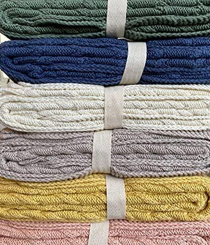 Imagem de Sweet Acorn Knit Baby Blanket - Algodão orgânico Baby & Toddler Recebendo cobertores para meninas e meninos - Carrinho de malha macia / Jogar cobertores - Padrão de cabo - Juniper Green