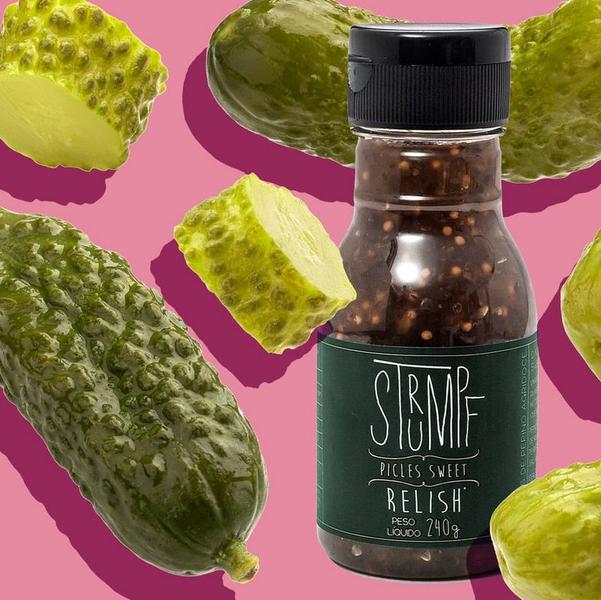 Sweet Relish De Pepino Strumpf 510g Imagem de Sweet Relish De Pepino Strumpf 510g