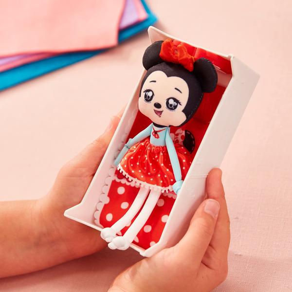 Imagem de SWEET SEAMS 6 "Soft Rag Doll Amazon Exclusive Bundle Pack  2pc Toy  Clássico Minnie Mouse Doll e Playset para dormir mais clássico Mickey Mouse e Car Playset