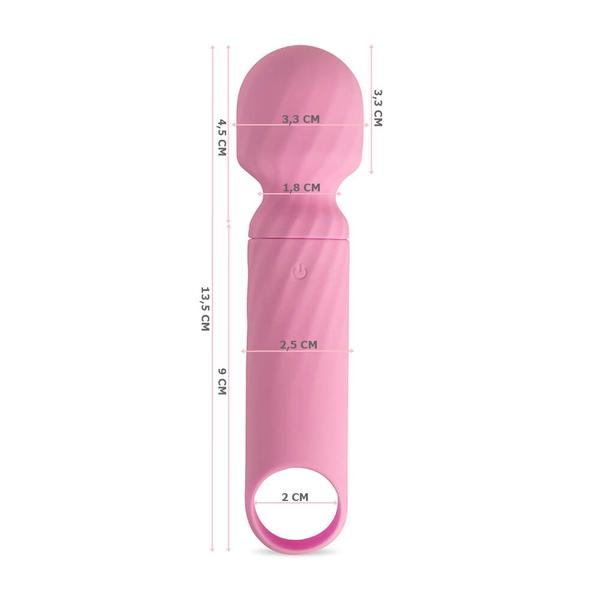 Imagem de Sweet Vibe Combo Varinha Mágica e Dengo e Xodó Sugador de Clitóris Rosa em Silicone Recarregável