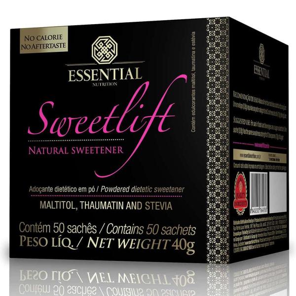 Sweetlift (50 Sachês 0,8g) 40g Essential Nutrition Imagem de Sweetlift (50 Sachês 0,8g) 40g Essential Nutrition
