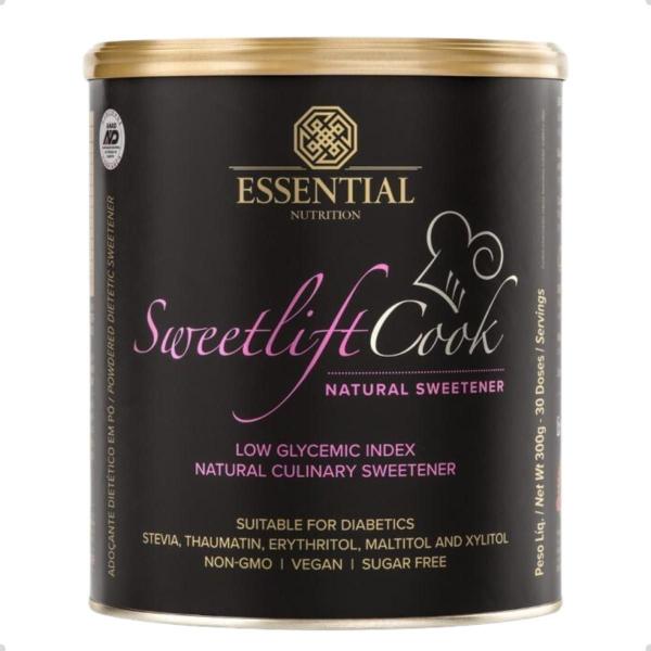 Sweetlift Cook Adoçante Natural 300g Essential Nutrition Imagem de Sweetlift Cook Adoçante Natural 300g Essential Nutrition