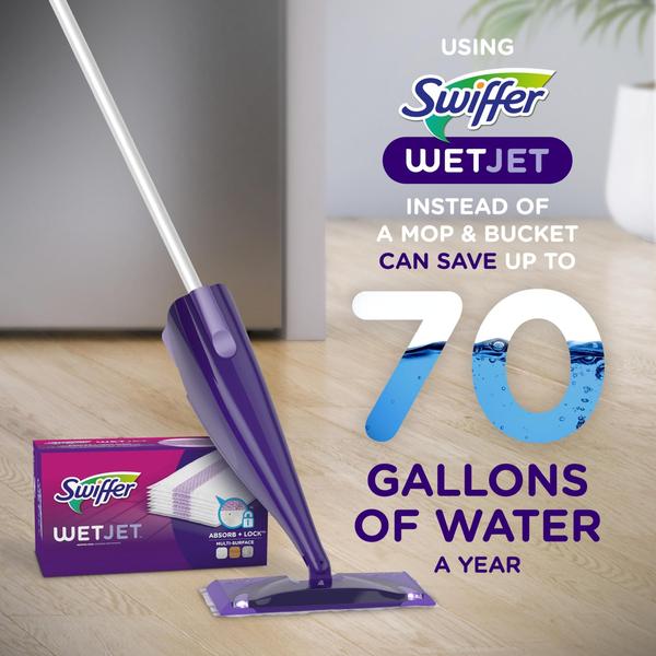 Imagem de Swiffer WetJet Madeira de madeira limpador Desarmilhar almofada, multi-superfície, 24 contagem