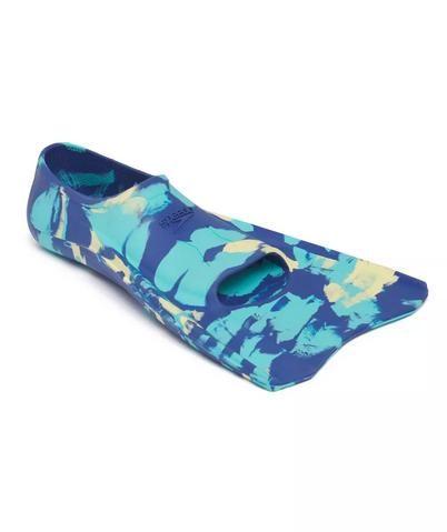 Imagem de Swim Fin Speedo Kids Blue Marble para jovens nadadores