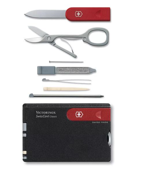 Imagem de Swiss card Suiço 10 funções Classic Preto 0.7103 Victorinox