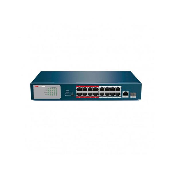 Imagem de Switch 16 Portas 10/100 Poe DS-3E0318P-E/M Hikvision