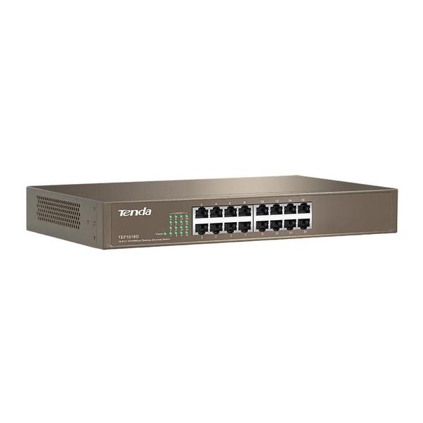 Imagem de Switch 16 Portas Fast Ethernet 10/100 Modelo Tef1016d Tenda