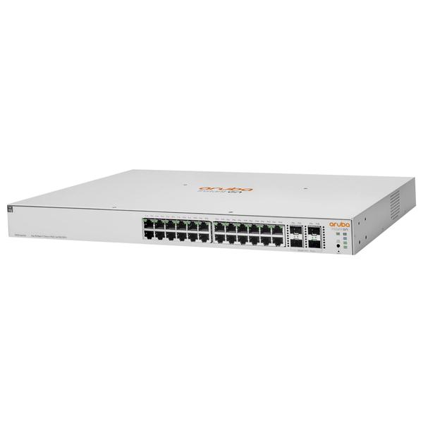 Imagem de Switch 24 Portas 10/100/1000 PoE + 4 Portas SFP 1930 Ion JL683 HP Aruba