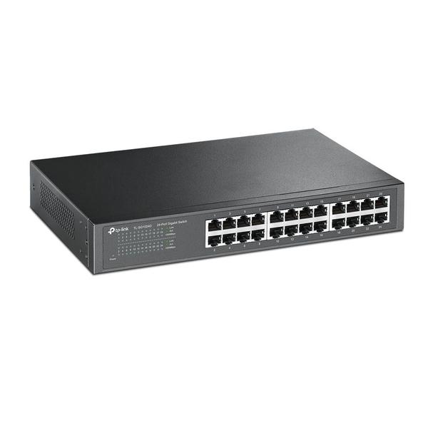 Imagem de Switch 24 Portas 10/100/1000, Preto, TL-SG1024D, TP-LINK  TP-LINK