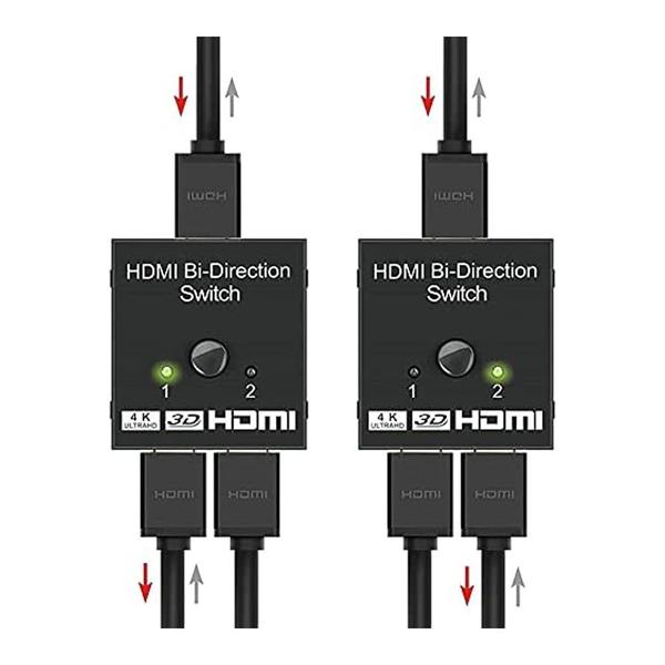 Imagem de Switch 4K HDMI Splitter, Bidirecional HDMI Switcher 2 Em 1