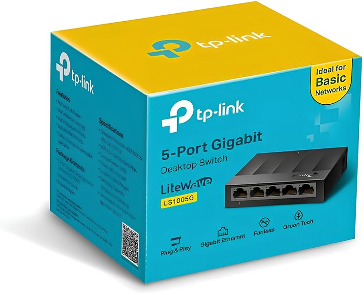 Imagem de Switch 5p tp-link 10/100/1000 ls1005g litewave