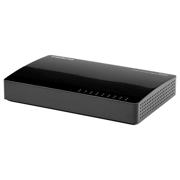 Imagem de Switch 8 portas gigabit ethernet sg 800 q+ 10/100/1000mpbs - Intelbras