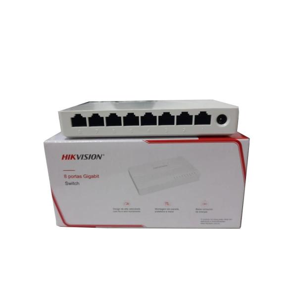 Imagem de Switch 8 Portas Gigabit Hikivision Ds-3E0508D-E Br-Hk1011