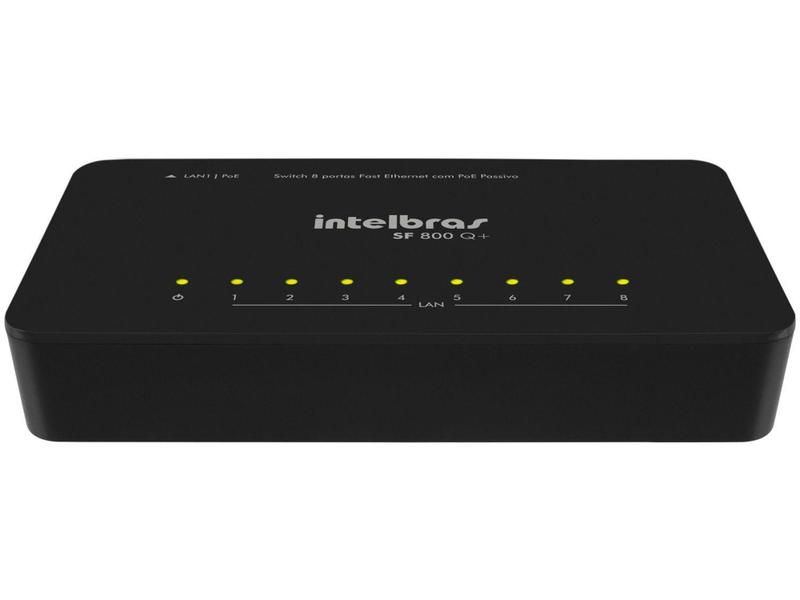 Imagem de Switch 8 Portas Intelbras SF 800 Q+ - 10/100Mbps