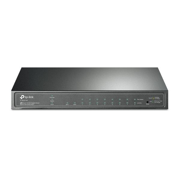 Imagem de Switch 8 Portas TP-LINK TL-SG2210P Gigabit 10/100/1000Mbps POE + 2 Slots SFP Jetstream