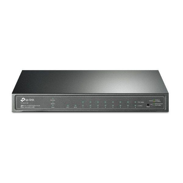 Imagem de Switch 8 Portas TP-Link TL-SG2210P Gigabit 10/100/1000Mbps PoE + 2 Slots SFP Jetstream