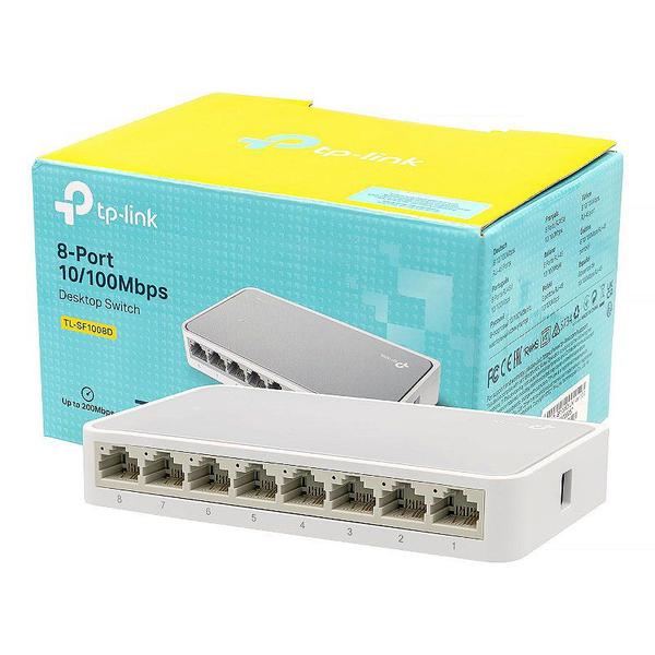 Imagem de Switch de mesa 8 portas 10/100 Mbps - TL-SF1008D