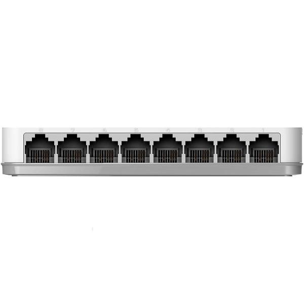 Imagem de Switch de Mesa D-Link DES-1008C, 8 Portas, 10/100 Mbps, Branco