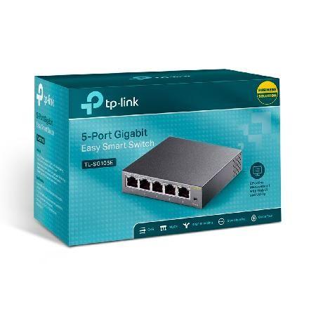 Imagem de Switch Easy Smart Gigabit De 5 Portas 10/100/1000 Tl-sg105e Smb