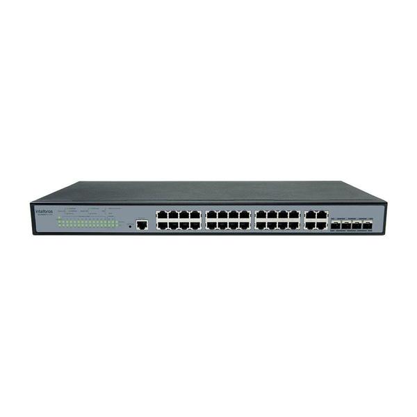 Imagem de Switch Gerenciável 24P Gigabit SKD SG2404D POE MAX, 4760021, INTELBRAS  INTELBRAS