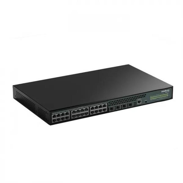 Imagem de Switch Gerenciavel Gigabit Poe 24 Portas + 4 Portas Sfp 1000