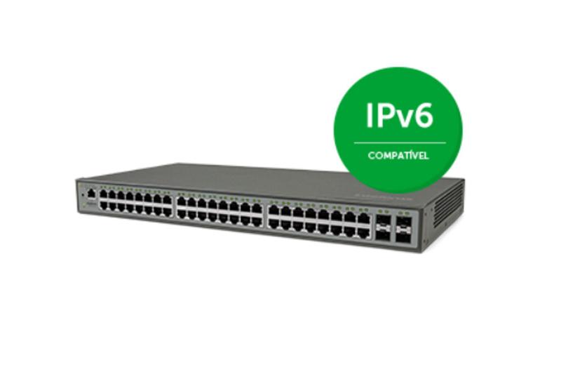 Imagem de Switch Gerenciável Intelbras 48p Gigabit com 4 SFP - SG 5204 MR L2+