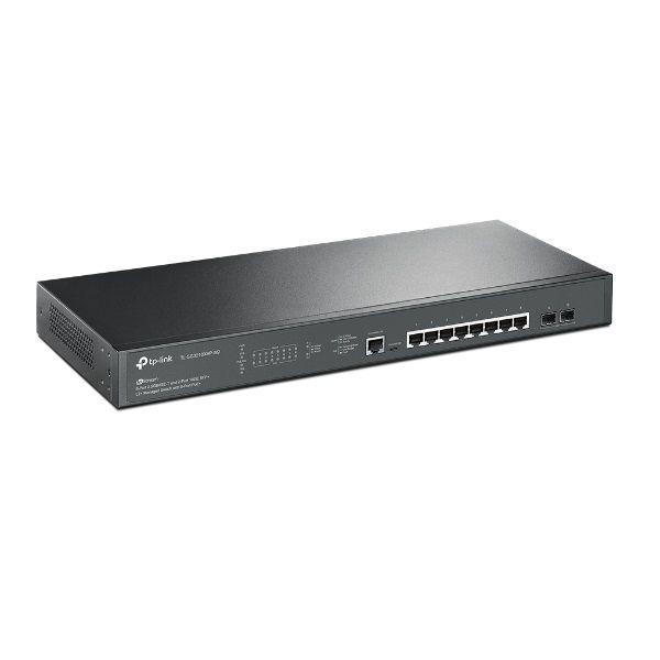 Imagem de Switch Gerenciável JetStream TP-Link L2+ 8 Portas TL-SG3210XHP-M2 2.5GBASE POE+ 2 Slots SFP + 10GE