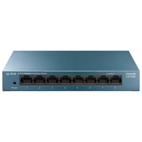 Imagem de Switch Gigabit De Mesa Com 8 Portas 10/100/1000 Ls108g Smb