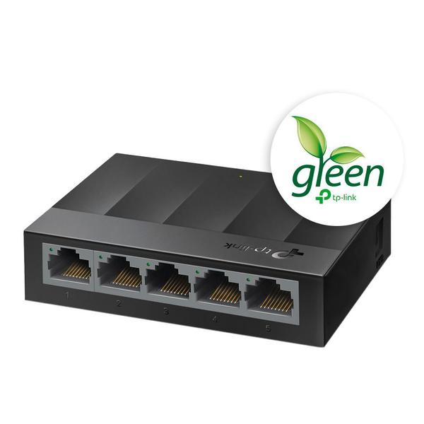 Imagem de Switch Gigabit de Mesa TP-Link 5 Portas 10/100/1000Mbps - LS1005G