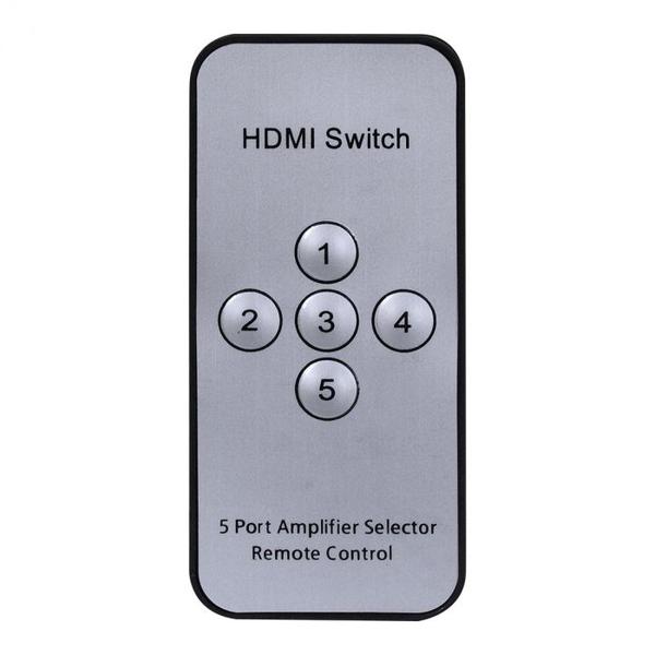 Imagem de Switch hdmi 5 entradas 1 saida 1.3v com suporte 3d e 1080p - swh5-1