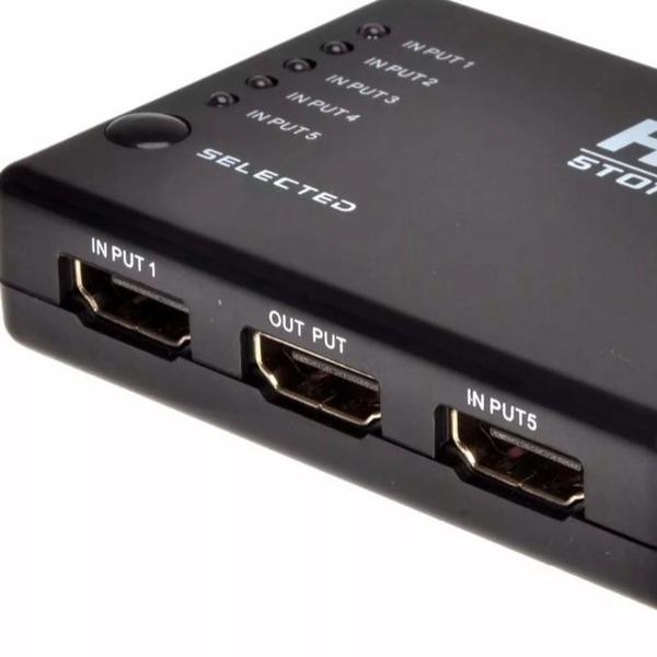 Imagem de Switch hdmi/hdtv 5X1 c/ Controle