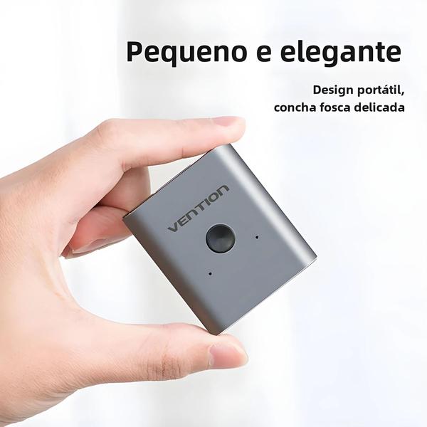 Imagem de Switch HDMI Vention 2x1 para Xiaomi TV Box - 4K 60Hz