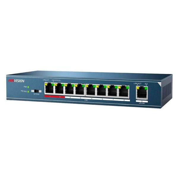 Imagem de Switch Hikvision 8 Portas 10 100 DS-3E0109P-E M POE