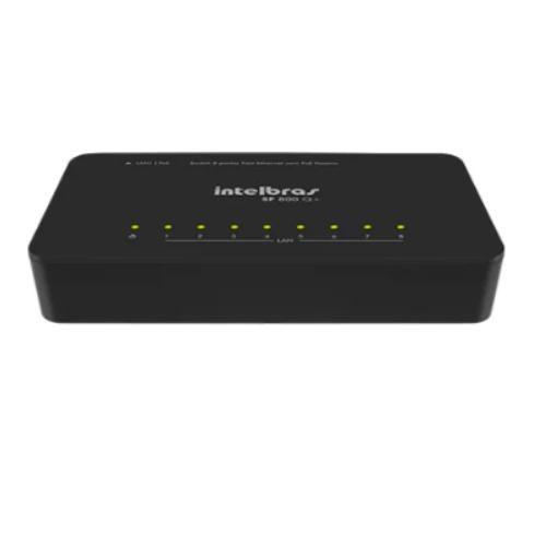 Imagem de Switch Intelbras 8 Portas Fast Ethernet SF 800 Q+