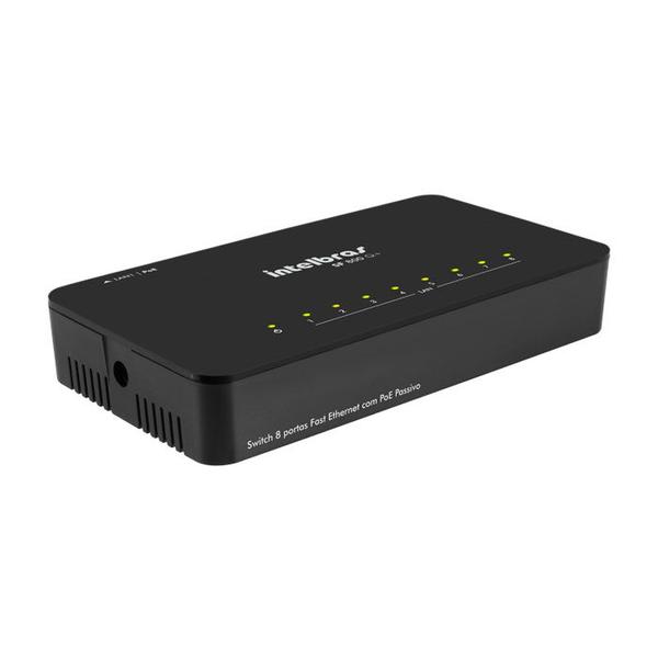 Imagem de Switch Intelbras Fast Ethernet SF 800 Q+ 8 portas 10/100