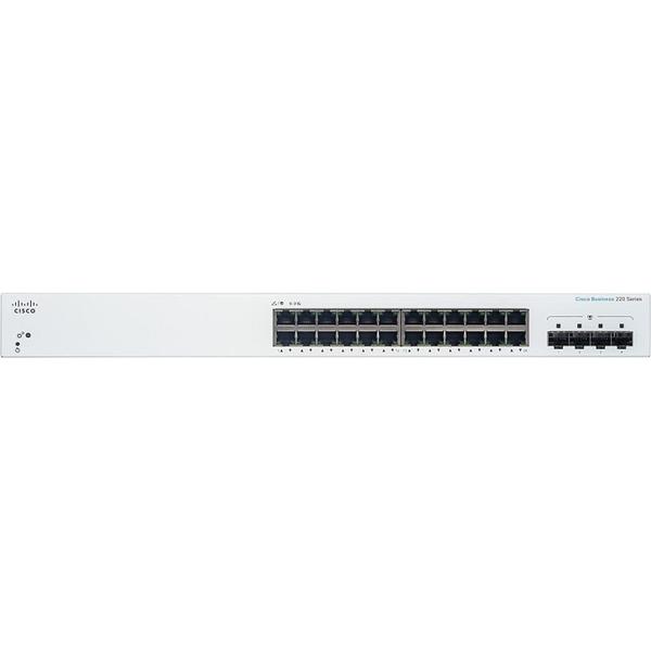 Imagem de Switch Inteligente Cisco Business Gerenciado Gigabit CBS220-24T-4G  24 Porta GE 10/100/1000  4x1G SFP  (CBS220-24T-4G-NA)