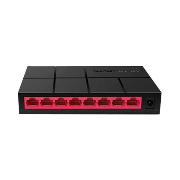 Imagem de Switch Mercusys Gigabit 8 Portas De Mesa 10/100/1000mbps Preto - Ms108g 