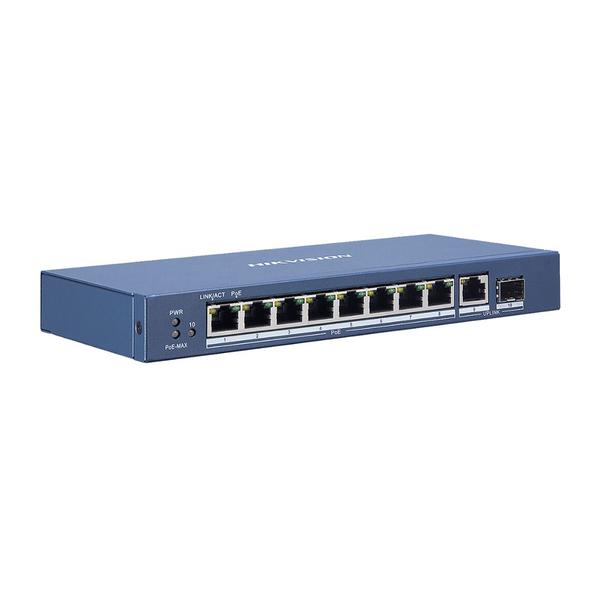 Imagem de Switch POE 8P Gigabit 1000Mb Hikvision DS-3E0510P-E