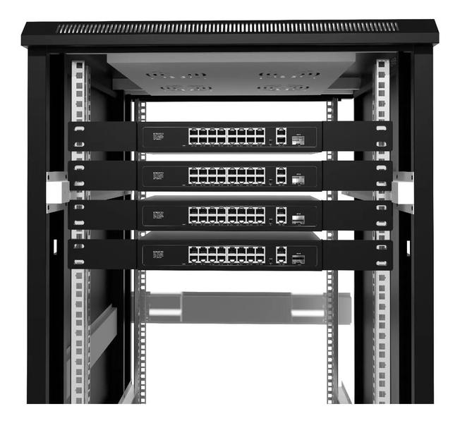 Imagem de Switch Poe Híbrido 16 Portas Poe + 2 Portas Gigabit + 1 Sfp Kingster