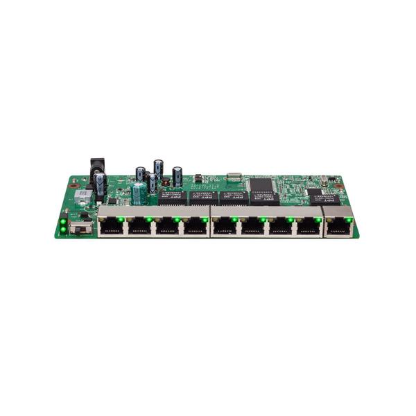 Imagem de Switch PoE Reverso Intelbras SF 910 PAC 8 portas fast 1 giga