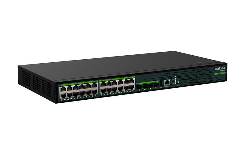 Imagem de Switch S3028g-b Giga 24 Portas Gerenciavel L3 4 Portas Mini-Gbic Sfp Fontes Alimentação Redundantes