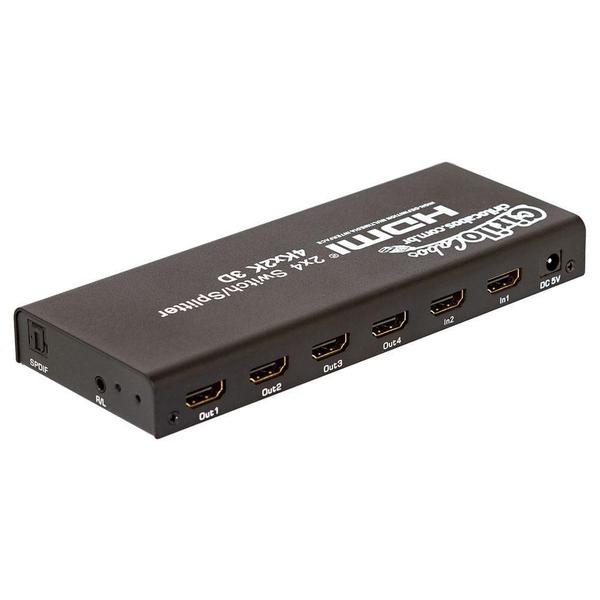 Imagem de Switch Splitter Hdmi 2X4 Matrix Hdmi 3D Full Hd