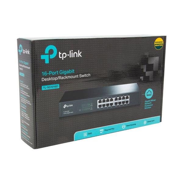 Imagem de Switch Tp-link 16 Portas 10/100/1000 TL-SG1016D