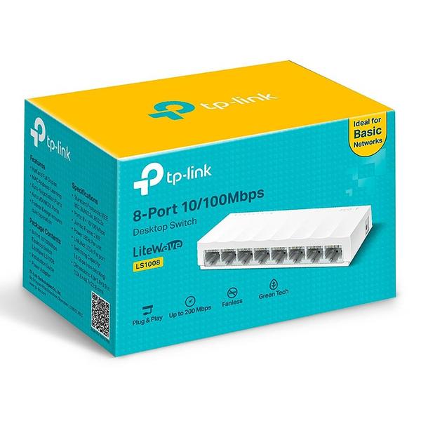 Imagem de Switch TP-LINK 8 portas 10/100 Mbps LS1008 - LS1008