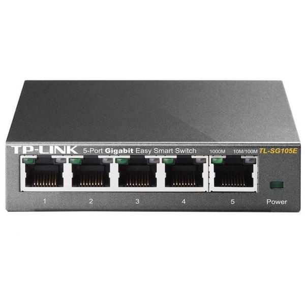 Imagem de Switch TP-Link Gigabit com 5 Portas Easy Smart - TL-SG105E