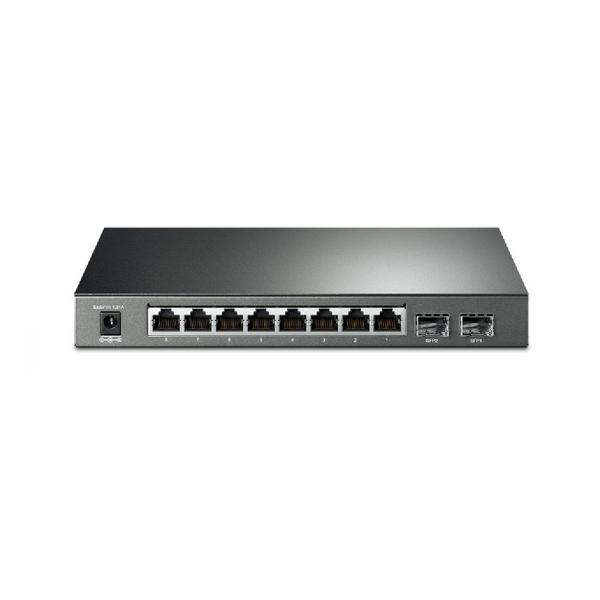 Imagem de Switch TP-Link TL-SG2210P 8 Portas PoE Gigabit 10/100/1000Mbps + 2 Slots SFP Jetstream